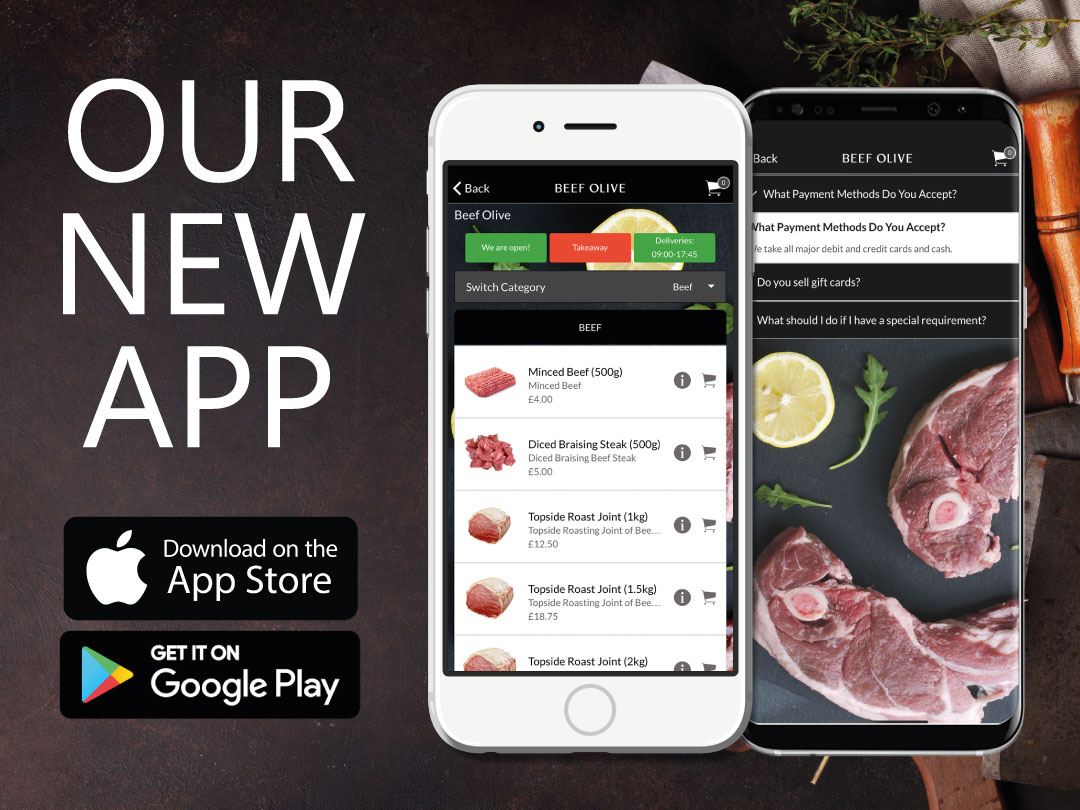 Order Contact-Less Delivery via Our New App!